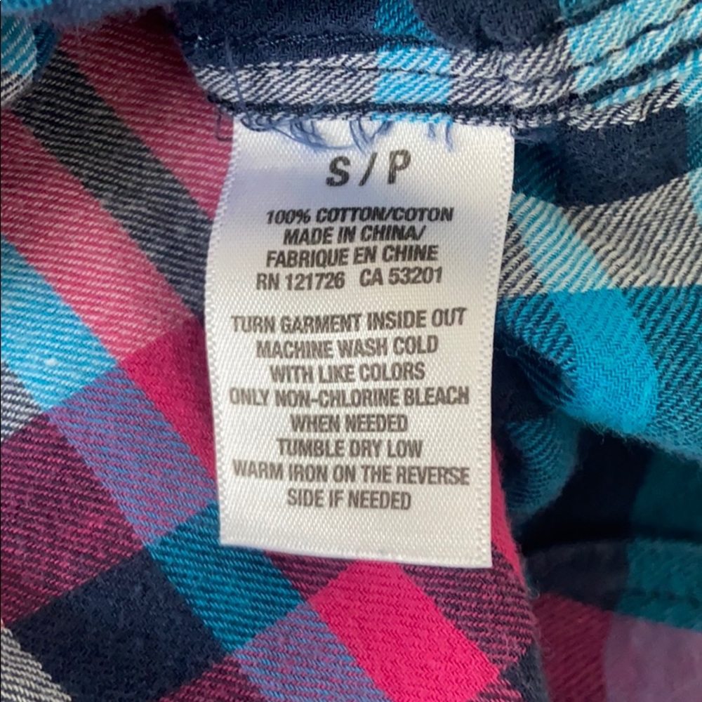 Aéropostale Plaid Button Up Long Sleeve - Picture 4 of 5